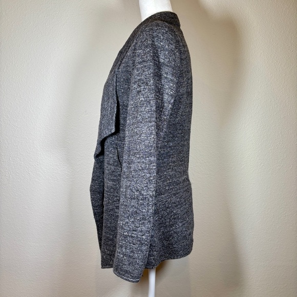 Eileen Fisher Charcoal Gray Knit Cardigan Size Medium - Picture 2 of 7